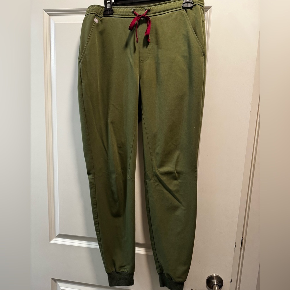Figs Scrubs Olive Green Joggers